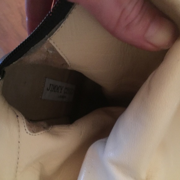 Jimmy Choo Knee high leather boots with back zippers - Picture 6 of 8